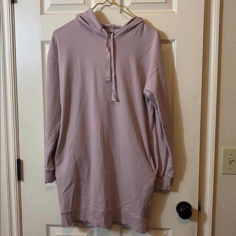 The Drop Lavender Hoodie long
